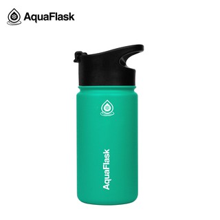 Aquaflask 14oz Wide Mouth with Flip Cap Vacuum Insulated Stainless ...