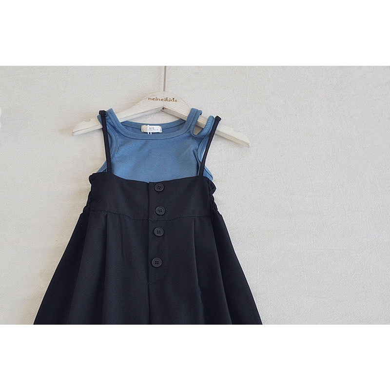 2022 New Style Summer Girls Sleeveless Top+High Waist Ice Silk Wide-Leg Pants Suit Children Printed Fashion Vest Suspenders Jumpsuit Suitable For 3-5-8-10-12-13 Years Old Wear Clothes