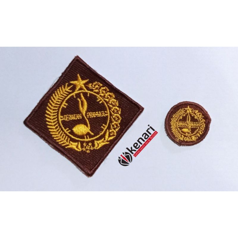 Pramuka Badge / Pramuka Logo 1 Set Computer Embroidery | Shopee Philippines