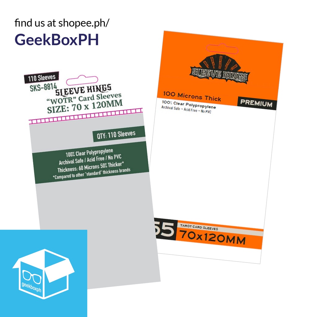 70x120mm Sleeve Kings WOTRTarot Card Sleeves (Standard/Premium) Shopee Philippines