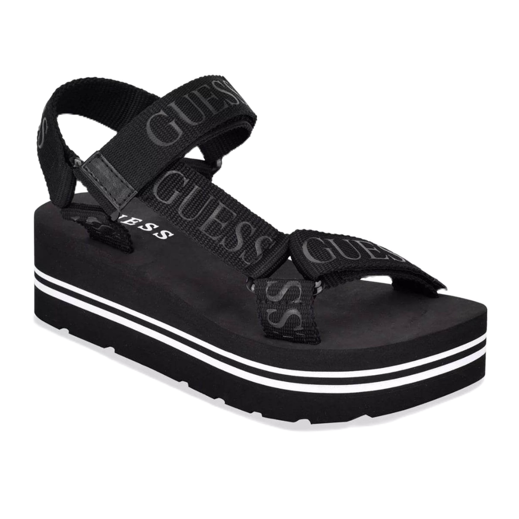 Guess Womens Avin Logo Sport Sandals (Black) US6.5 (23cm) Shopee
