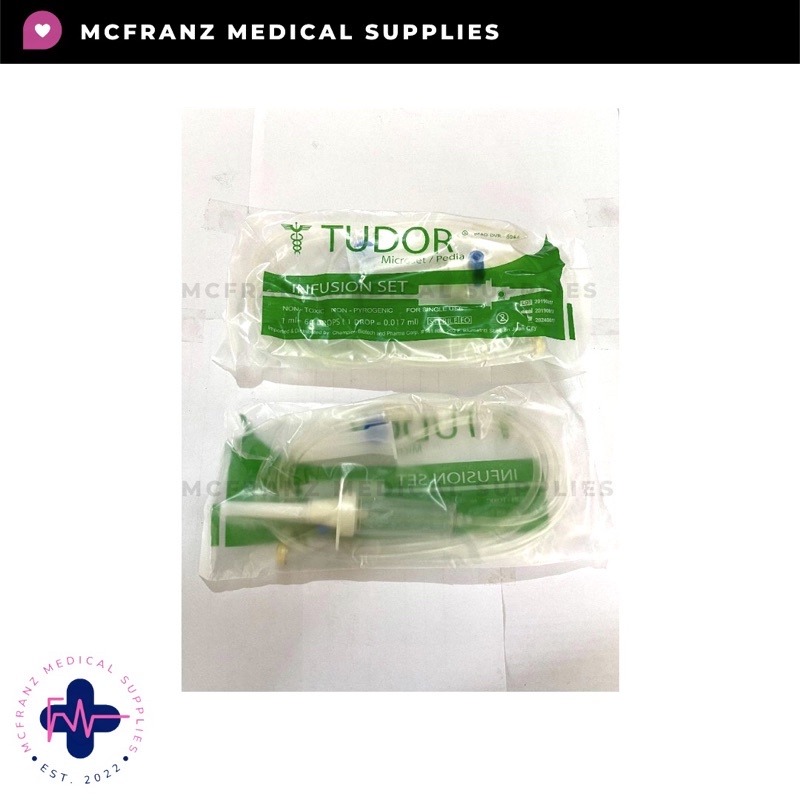 Tudor Microset/Infusion set (Pedia) per piece | Shopee Philippines