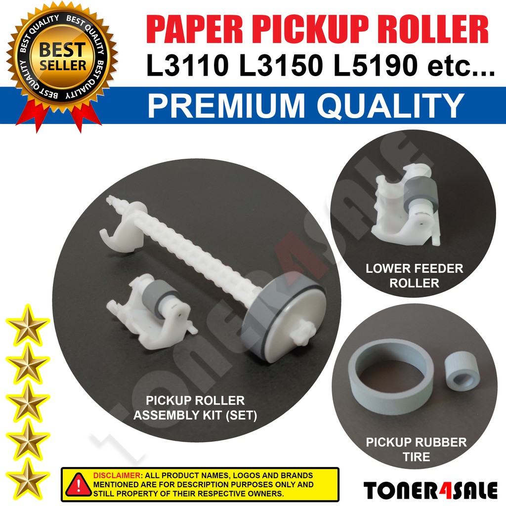 Paper Pickup Roller For Epson L3110 L3116 L3115 L3118 L3119 L3150 L4158 L4160 Shopee Philippines 9883