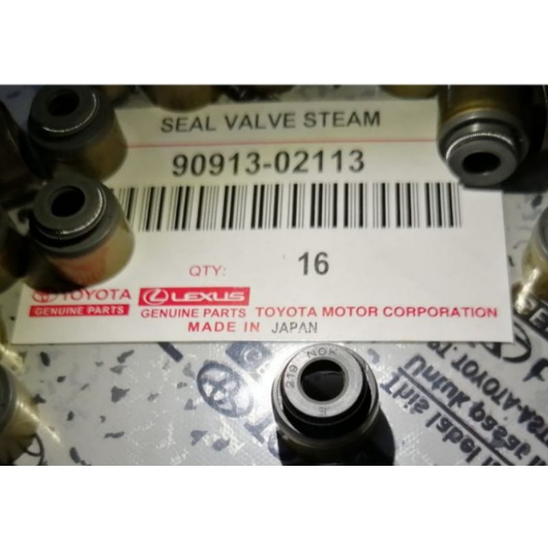 Valve Seal Steam 9091302113 16pcs with Toyota Innova / Hilux Shopee