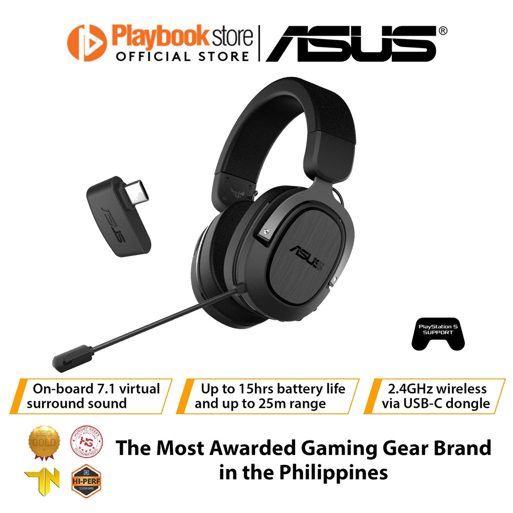 Asus TUF Gaming H3 Featuring 7.1 Surround Sound, Deep Bass Wireless