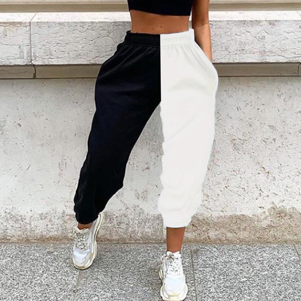 high waisted jogger pants
