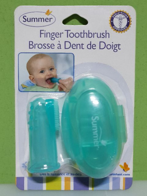 summer infant finger toothbrush with case
