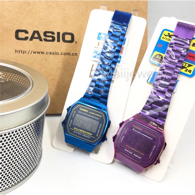 casio illuminator purple