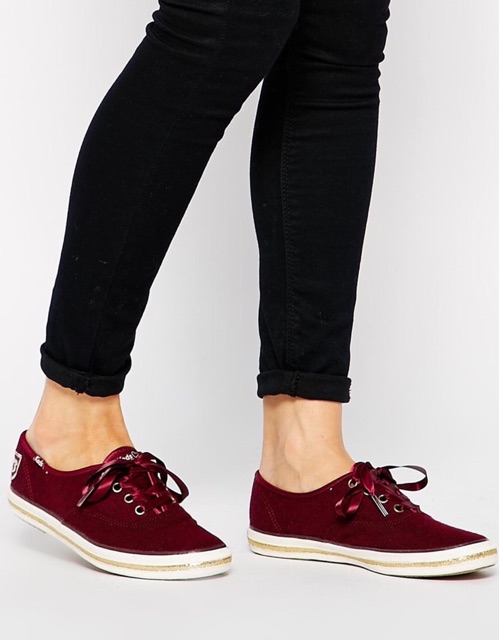 maroon keds