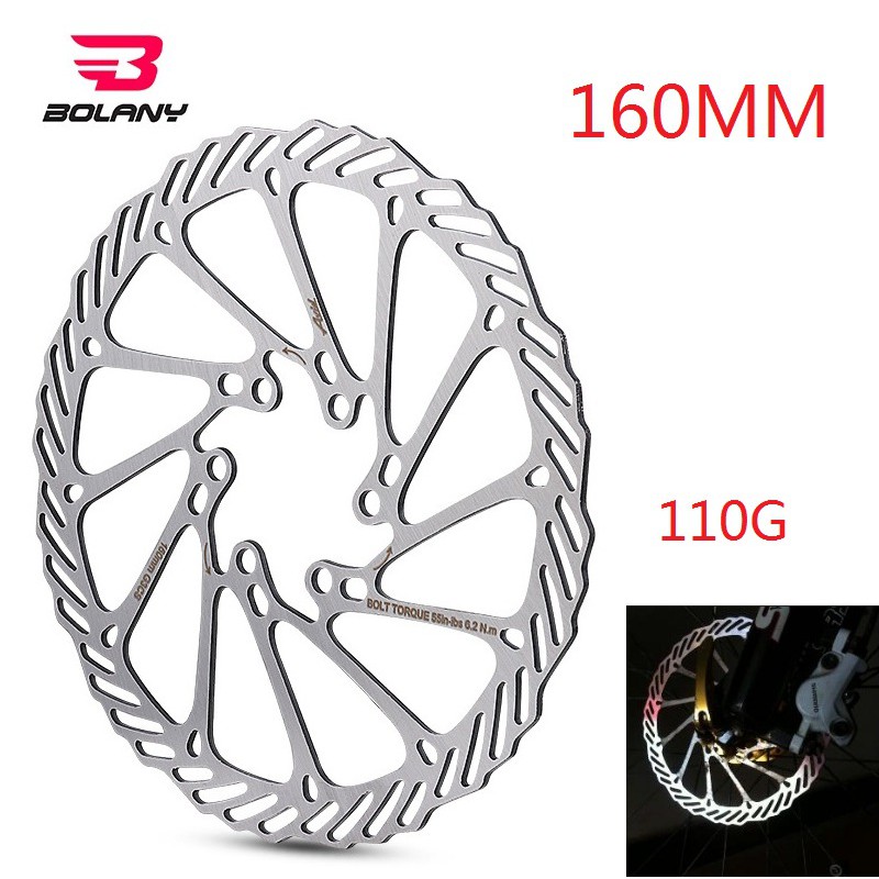 road bike disc brake rotor size