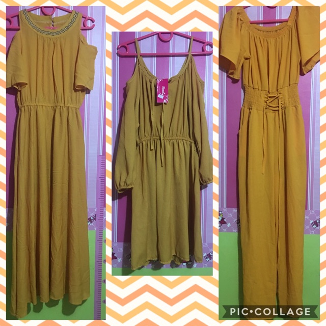 off shoulder jumpsuit lang