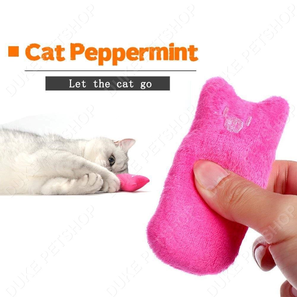 Teeth Grinding Catnip Toys Funny Interactive Plush Cat Toy Pet Kitten Chewing Vocal Toy Claws Thumb #4