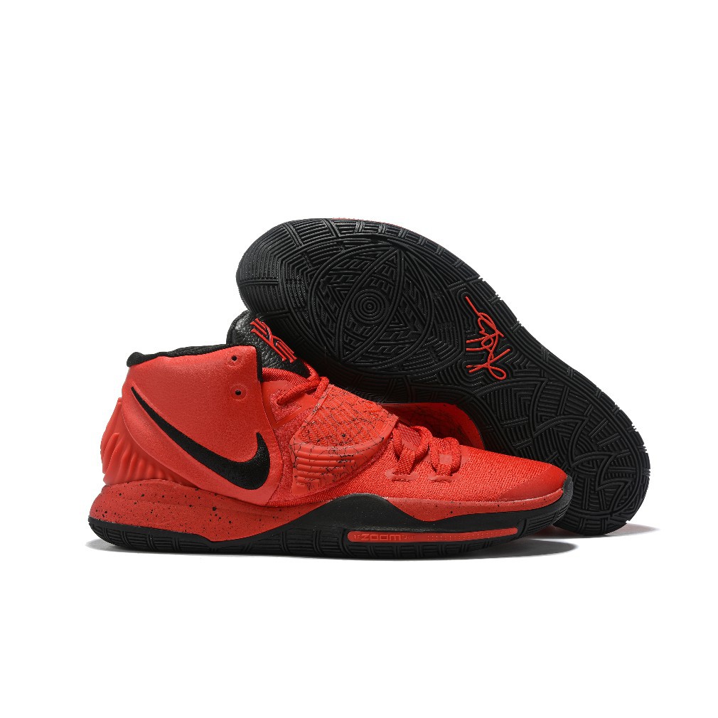 kyrie 6 red and black