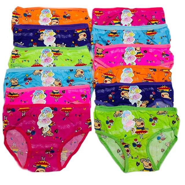 COD NEW Random style Kid's Panty 12pcs Assorted Color for 2-4yrs old
