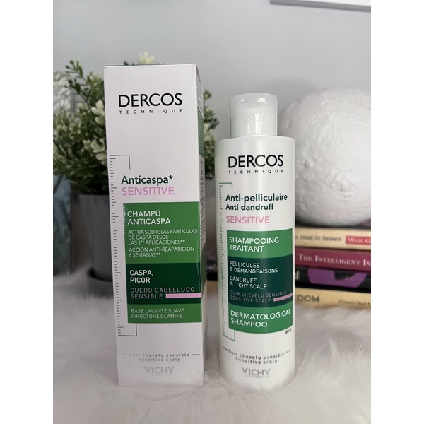 Vichy Dercos Anti-Dandruff Shampoo Sensitive Scalps 200ml | Shopee ...