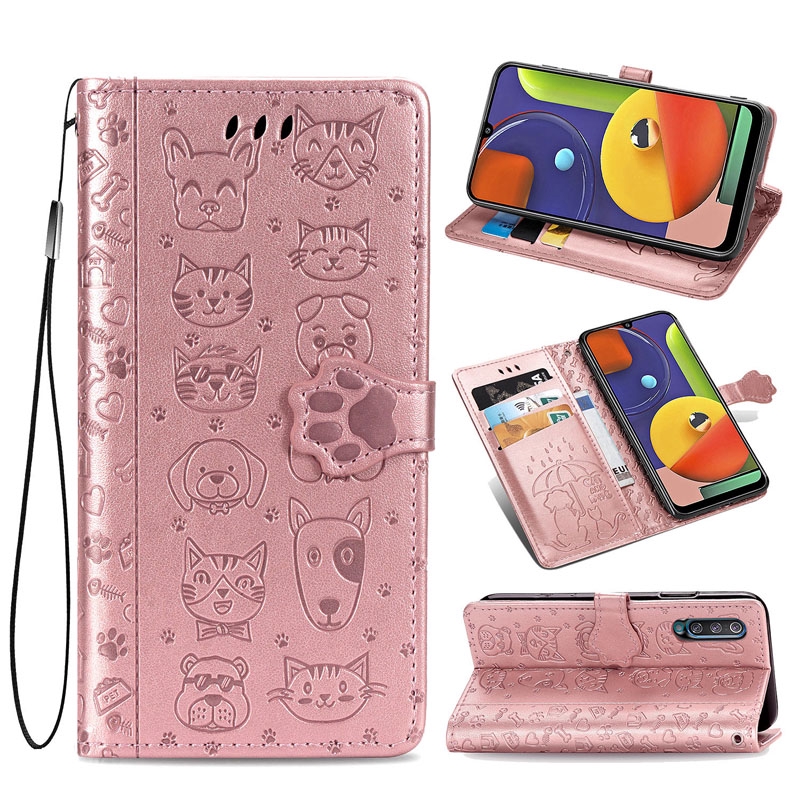 15% OFF by SUNSKY COUPON CODE: EDA0052579 for For Samsung Galaxy A41 Little Tiger Embossed Leather Phone Case(Rose Red)