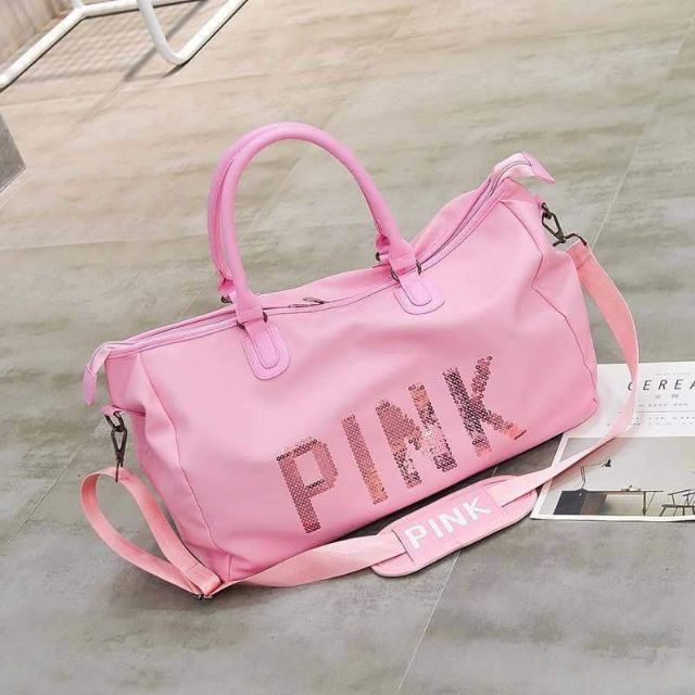 Pink travelling bag for women | Shopee Philippines