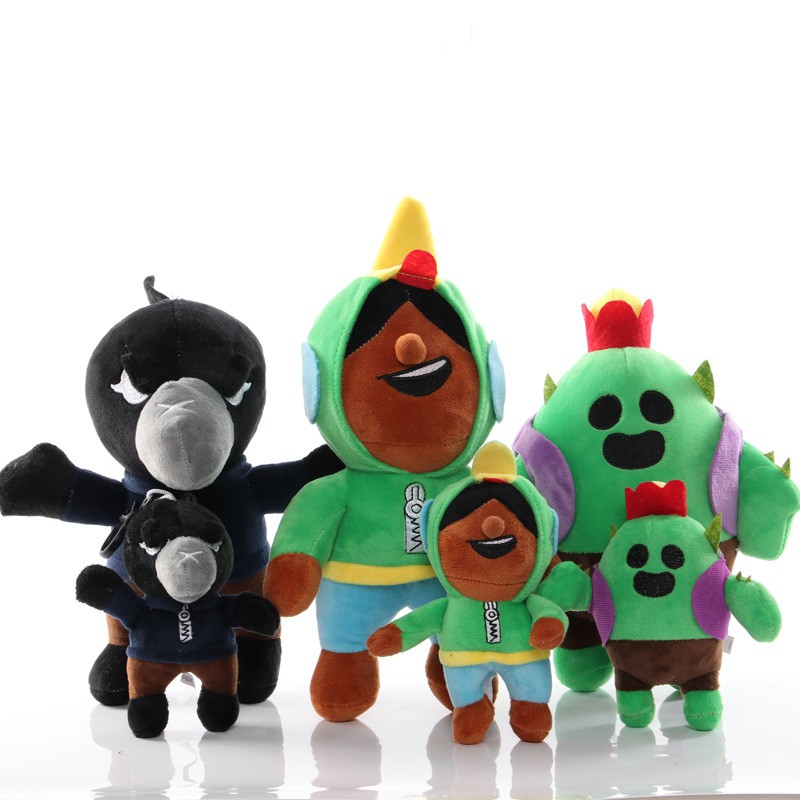 Brawl Stars Game Plush Dolls Cartoon Star Hero Anime Figures Model Spike Shelly Leon Primo Mortis Boy Girl Toy Kid Birthday Gift Shopee Philippines - brawl stars mortis plush