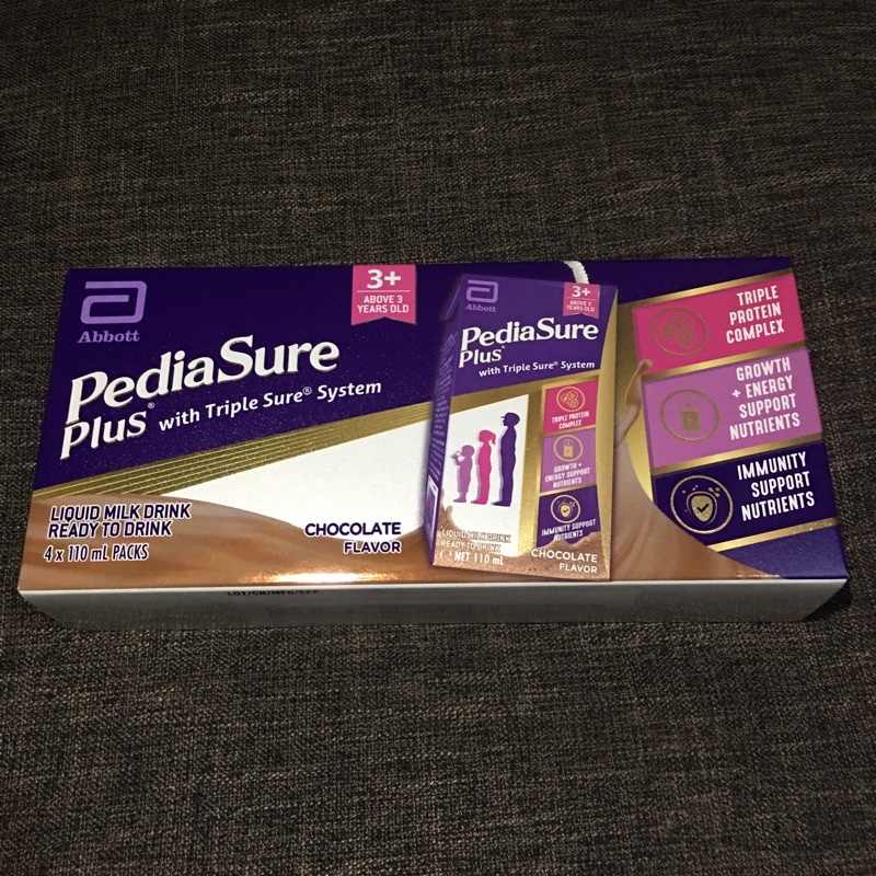 Pediasure Plus Ready to Drink Choco (110mlx4) Shopee Philippines