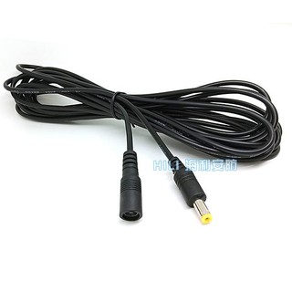 5M Power DC 5.5mm x 2.1mm Female to Male Plug Cable adapter extension cord 500CM 