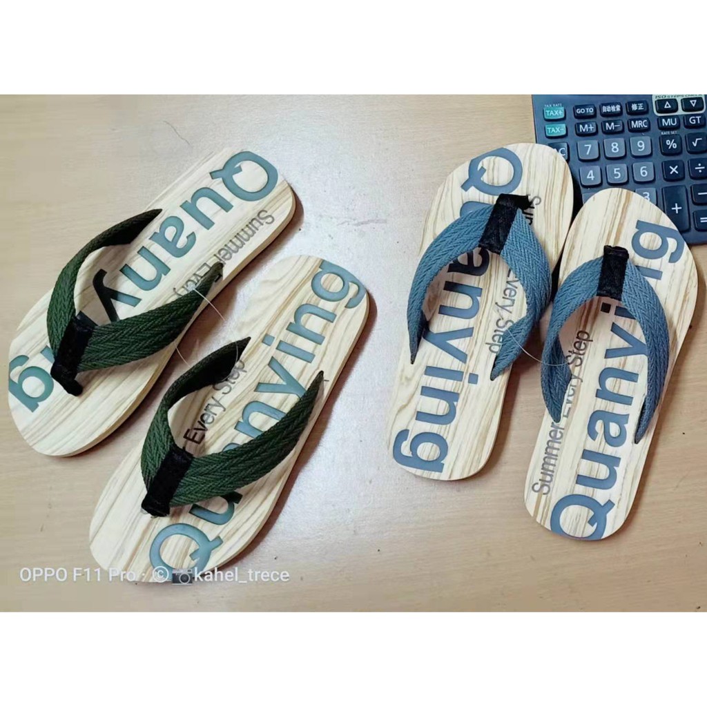 soft rubber sole slippers mens