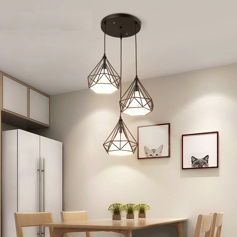 hanging lights for dining area