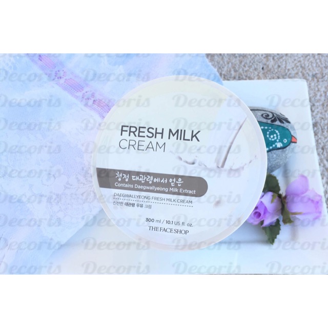 The Face Shop Fresh Milk Cream 300ml Shopee Philippines