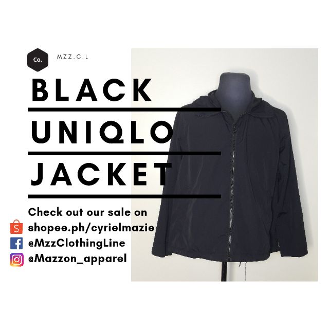 Black Uniqlo Jacket For Men Women, Uniqlo Coat Mens Philippines