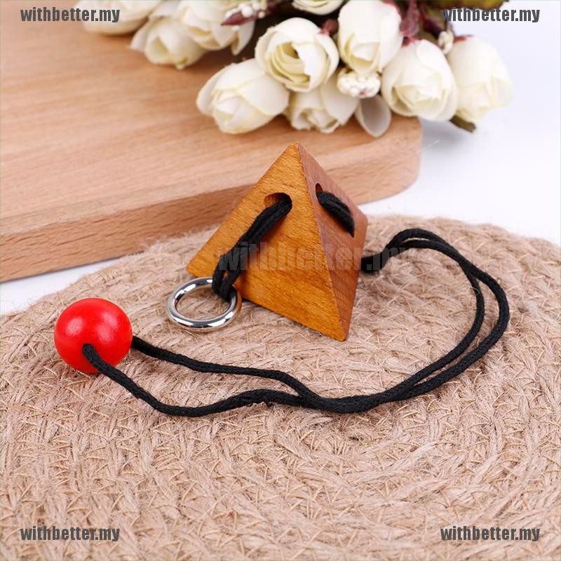wooden string puzzle