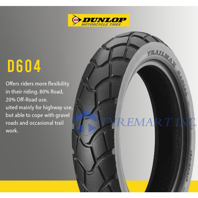 前後セット DUNLOP 3.00-21 4.60-18 D604 DR DT TTR XLR 新品 【2021福袋】 新品