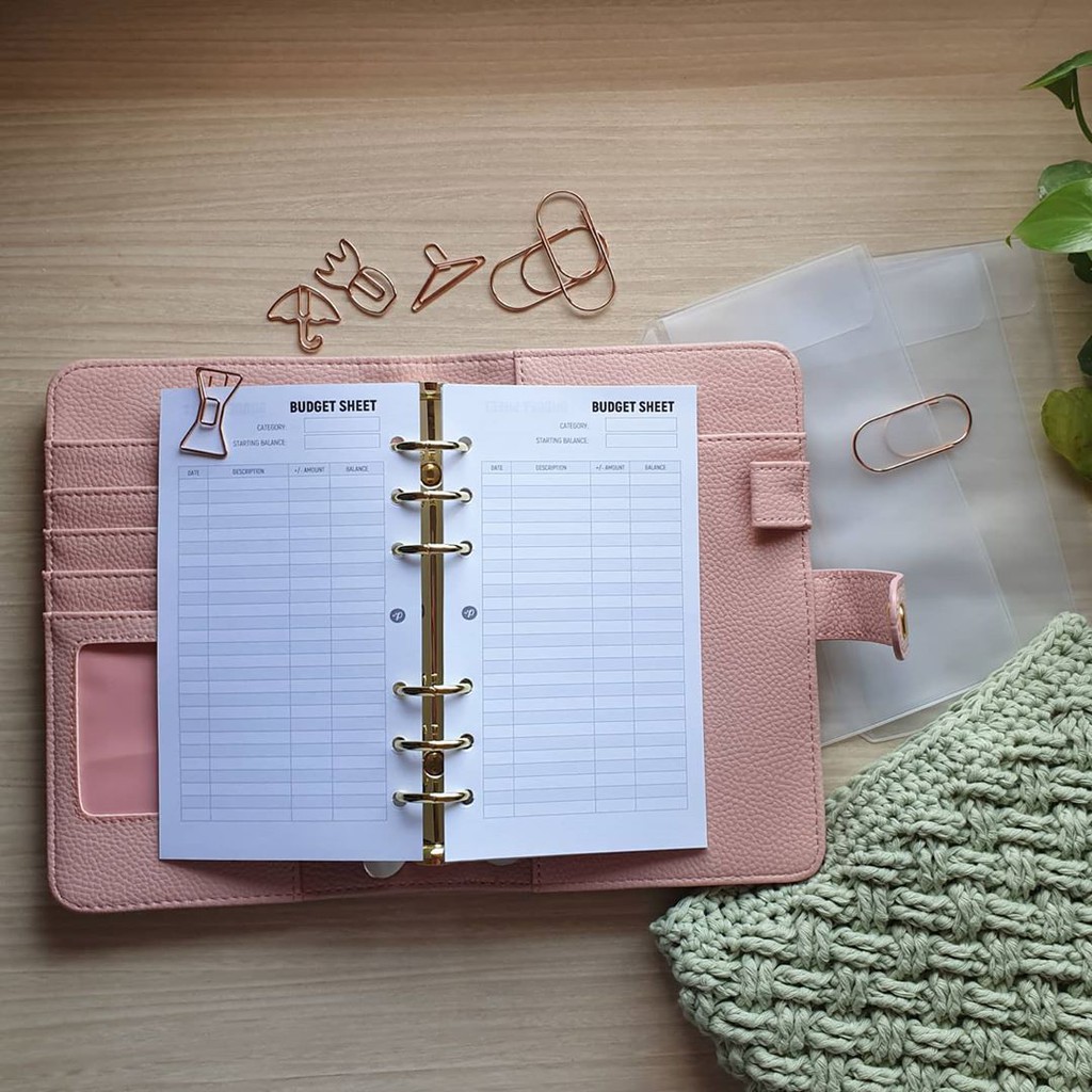 Budget Sheet Planner Refill for  Kate Spade Filofax- Planner not  included | Shopee Philippines