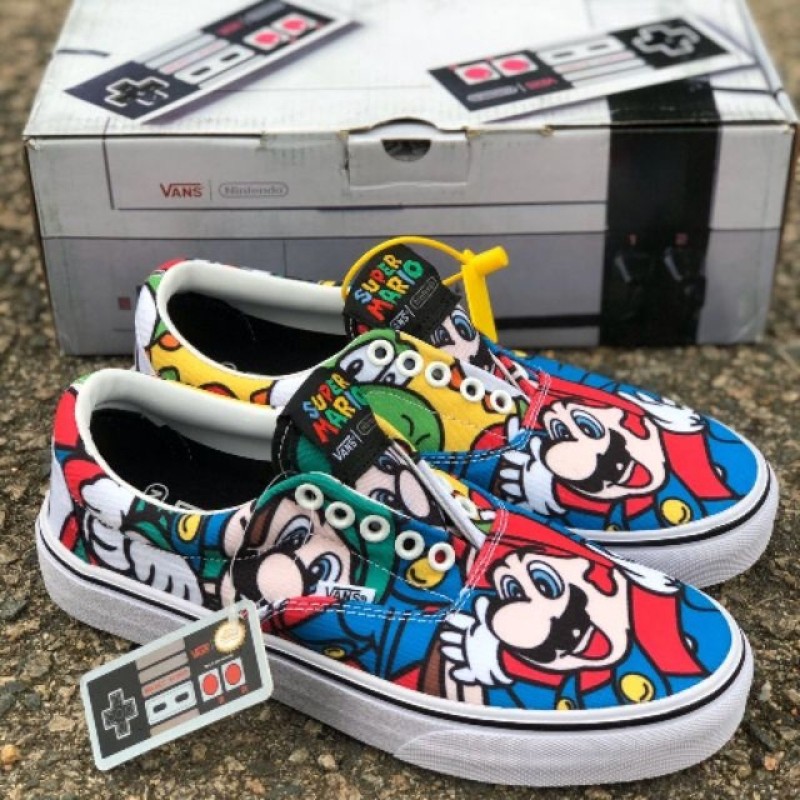 Vans_Nintendo Shoes Super Mario slip on sneakers shoes for men women |  Shopee Philippines