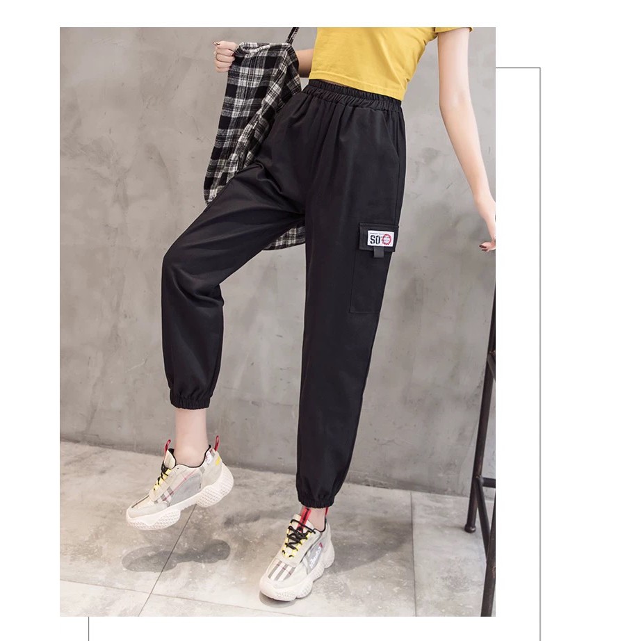 high waisted cargo pants