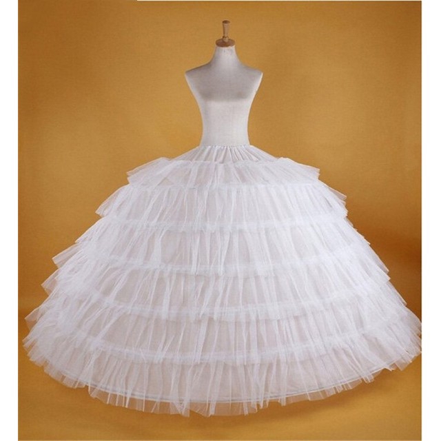 7 hoops Super Puffy Ball Gown petticoat 
