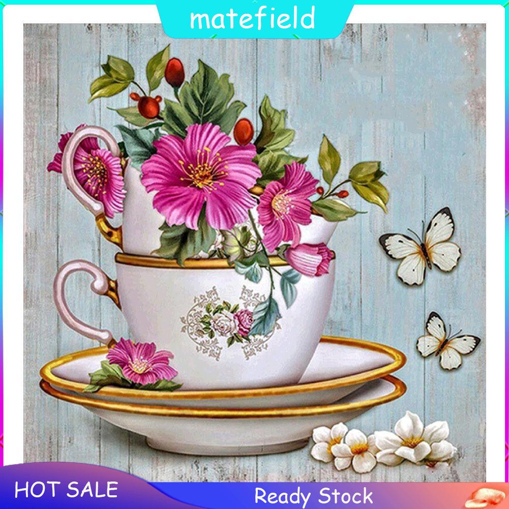 5D DIY Diamond Embroidery Painting Flowers Full Drill Mosaic Cross Stitch MF