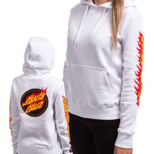 santa cruz flame hoodie