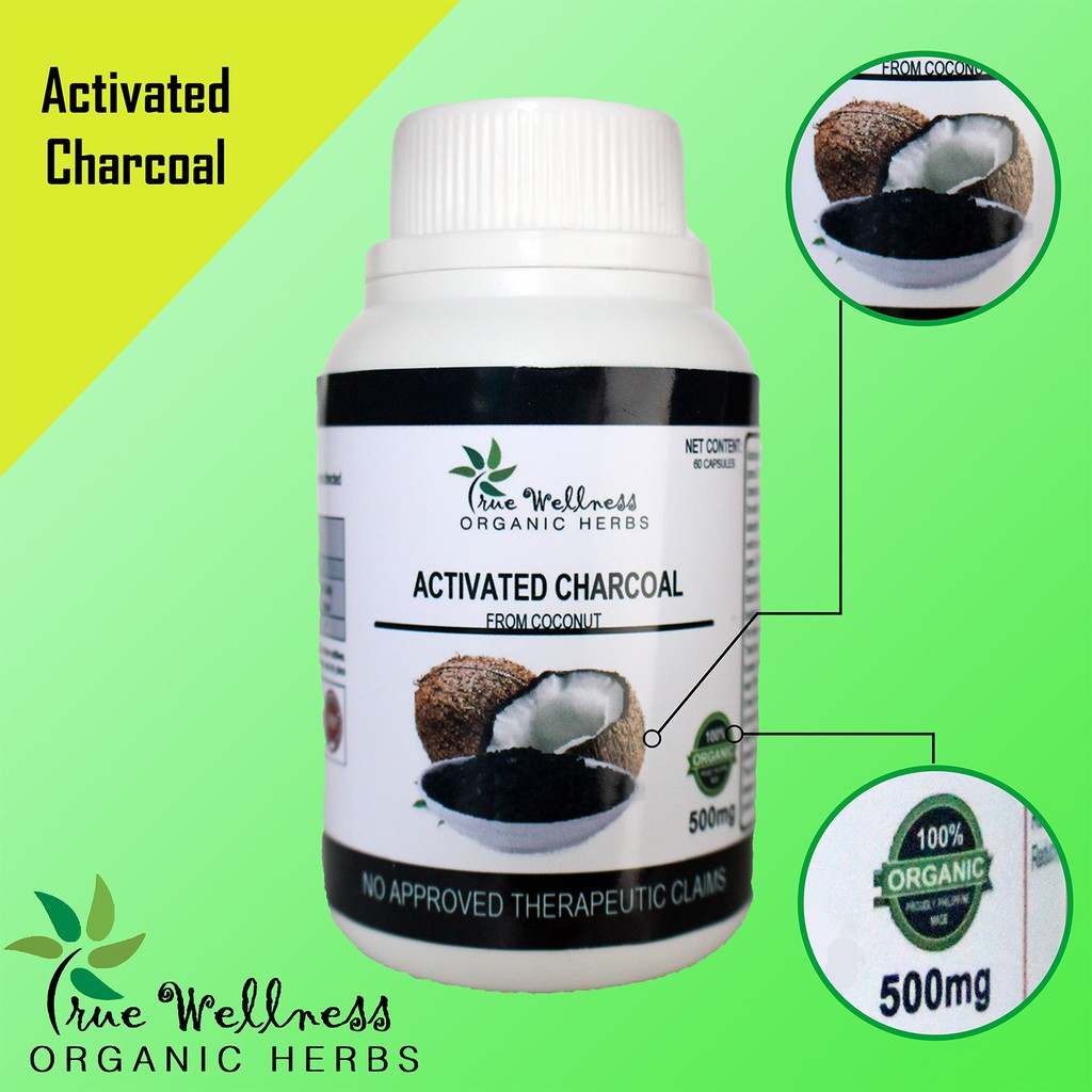 Activated Charcoal Food Grade, From Coconut 