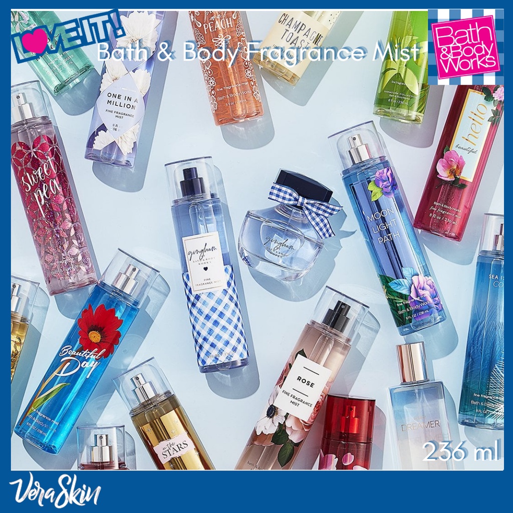 Original BATH & BODY WORKS Sweet Fresh Scents FRAGRANCE MIST 236mL US
