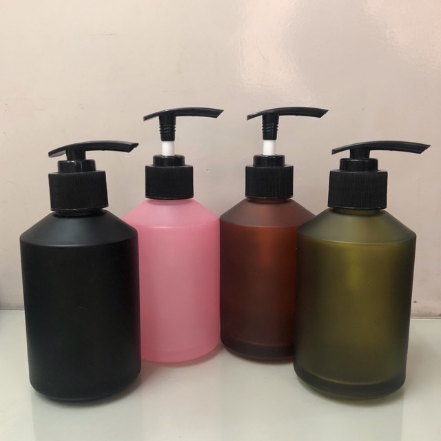 200 ml Frosted Glass Bottle Pump | Shopee Philippines