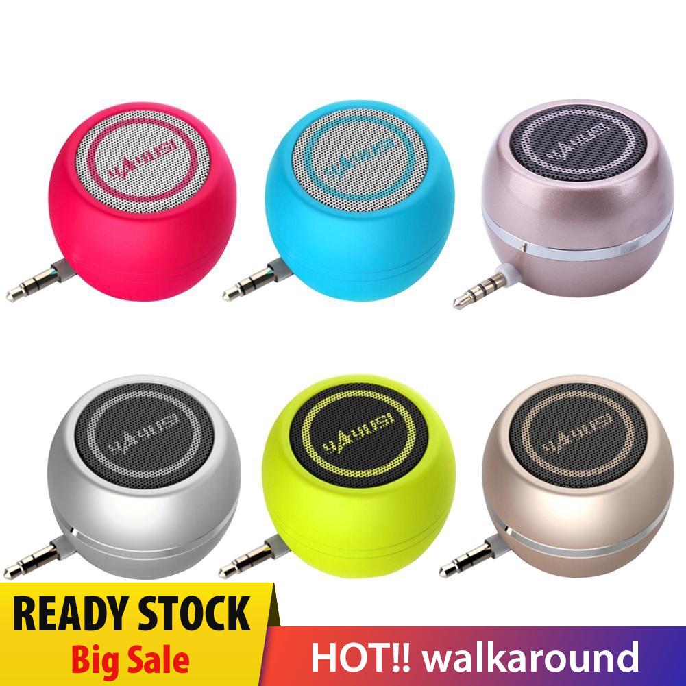 A5 Mini Portable Speaker 3.5mm AUX Ja Stereo Music Audio Player Sound