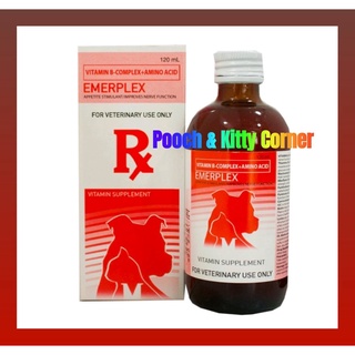 ♂Emerplex Vitamin B Complex + Amino Acid For Dogs And Cat (120Ml) - W/ Free 3Ml Syringe