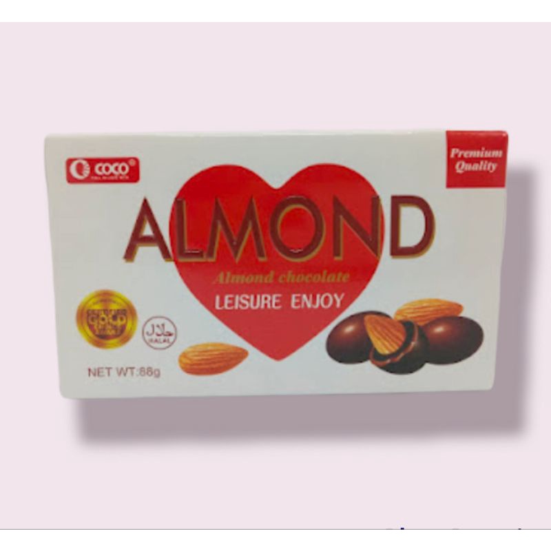 COCO ALMOND Chocolate 88g | Shopee Philippines