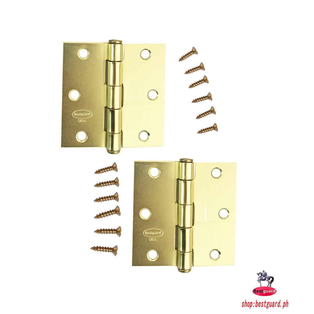 Bestguard F4741 Loose Pin Hinges Satin Brass Finish 3" Shopee Philippines