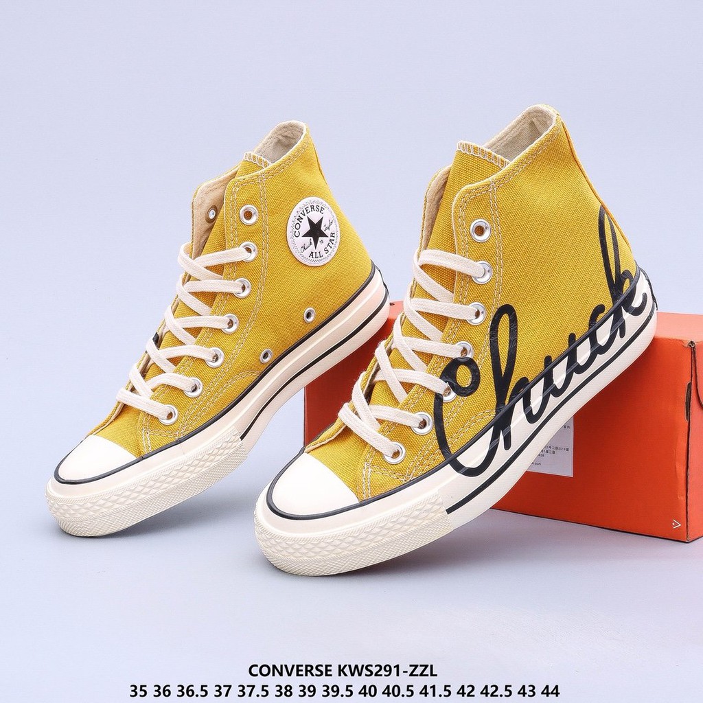 canvas shoes yellow