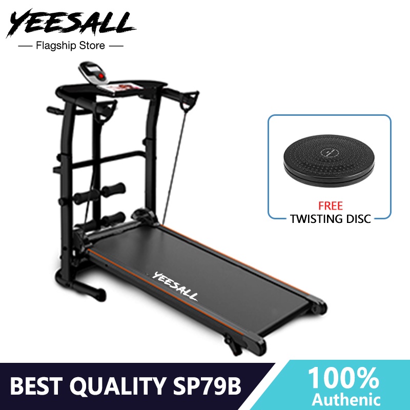 Yeesall NonElectric Treadmill with ShockAbsorbing Belt Foldable