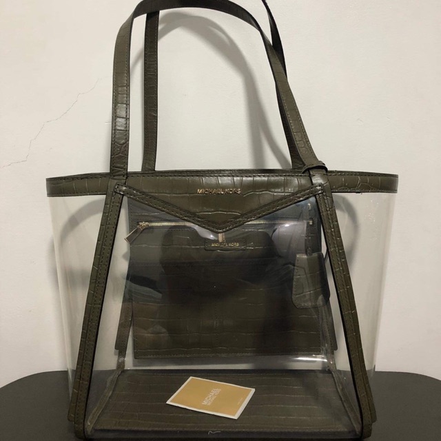 transparent michael kors bag