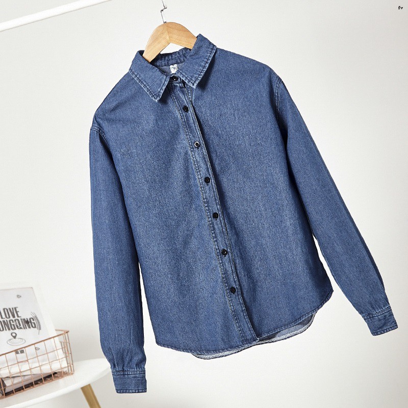 denim long sleeve jacket