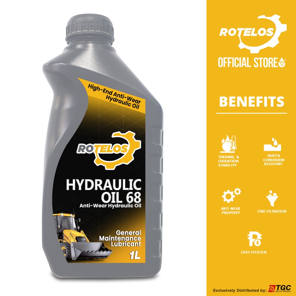 ROTELOS Hydraulic Oil VG 68 1 Liter Shopee Philippines