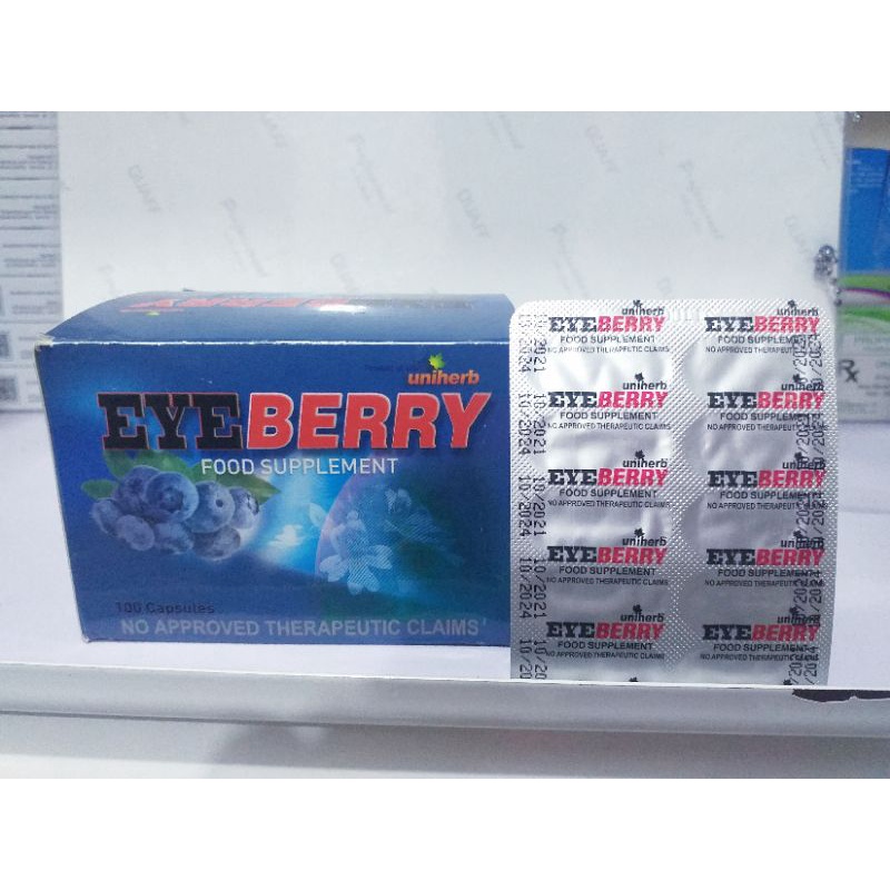 Eyeberry with Eye Bright Flower Extract 10 pcs Shopee Philippines