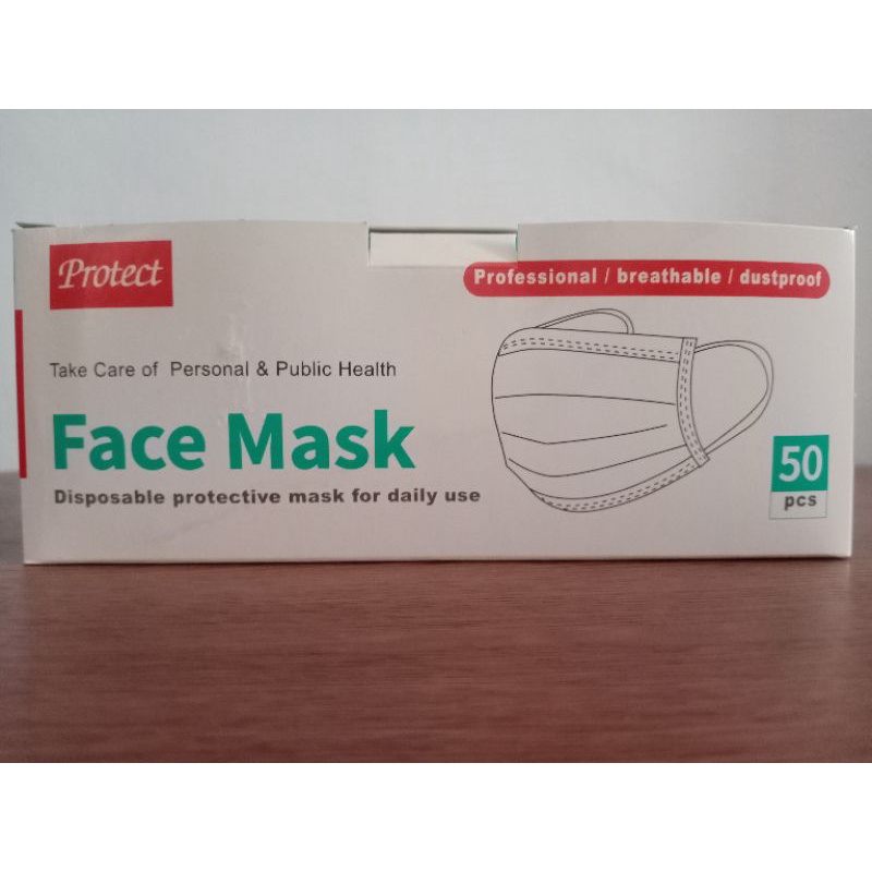PROTECT FACE MASK (50pcs) Shopee Philippines